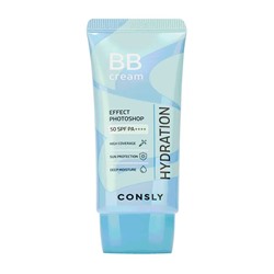 Крем BB увлажняющий с эфектом фотошопа, BB CREAM EFFECT PHOTOSHOP HYDRATION SPF50/PA++++ натуральный бежевый, Consly, 50 мл