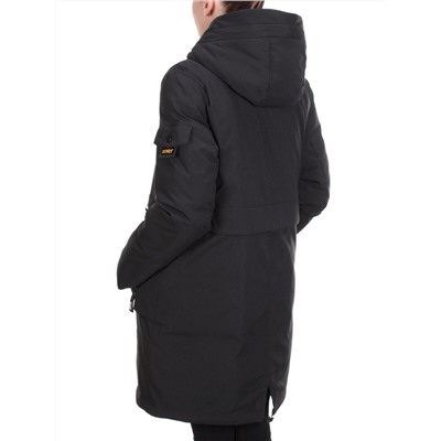 YR-119 BLACK Куртка зимняя женская АЛИСА (200 гр. холлофайбера) размер 54