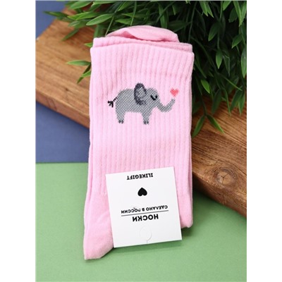 Носки женские "Elephant", р. 35-40, розовый