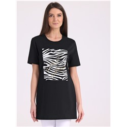 футболка 1ЖДТК4477804; черный / Feel Good Zebra