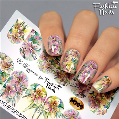 Fashion Nails, Слайдер-дизайн M200