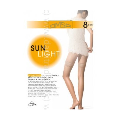 Чулки женские Sun Light 8 Дроп Omsa 2/Sierra