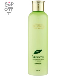 Deoproce Premium Green Tea Total Solution Emulsion - Премиальная эмульсия для лица с экстрактом Зеленого Чая 260мл.,