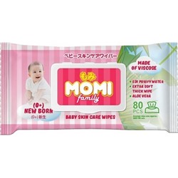 MOMI Family детские влажные салфетки 80 шт. (200х150mm)