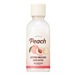 SKINFOOD Premium Peach Cotton Эмульсия с экстрактом персика