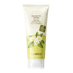 The Saem Healing Tea Garden Green Tea Пенка для умывания с экстрактом зеленого чая