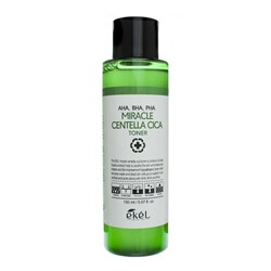 Тонер для проблемной кожи AHA, BHA, PHA Miracle Centella Cica Toner, Ekel, 150 мл