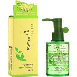 Гидрофильное масло Green Tea Deep Cleansing Oil, WELCOS   170 мл