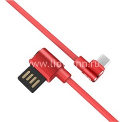 USB кабель micro USB 1.2м HOCO U37 (красный)