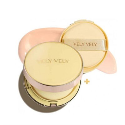 VELY VELY Aura Honey Glow Тональная Основа-Кушон   15g*2