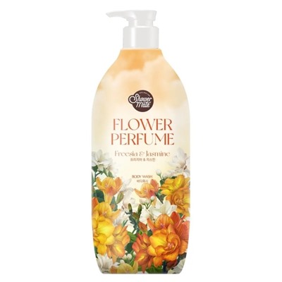 Гель для душа Жасмин Aekyung Shower Mate Flower Perfume Yellow Flower, Kerasys 900 г