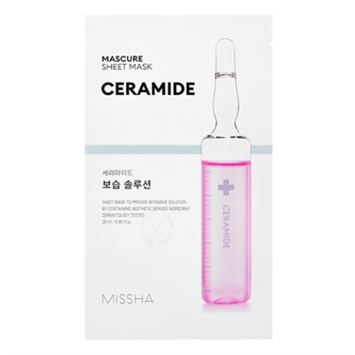 Missha Mascure Moisturizing Solution Тканевая маска (Ceramide)