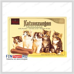 Хрустящие палочки Katzenzungen с молочным шоколадом Sarotti 100 гр