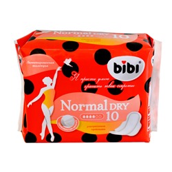 Прокладки "BIBI" Normal Dry, 4 капли, 10 шт.