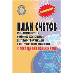 План счетов бухгалтерского учета с последними изменениями