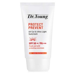 Dr.Young UV Cut & Ultra Light Легкий солнцезащитный крем SPF50+ PA++