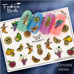 Fashion Nails, Слайдер-дизайн 3Dcrystal/11