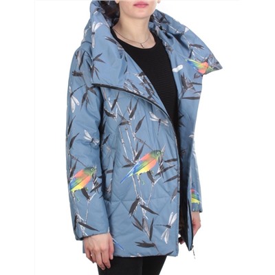 806 BLUE Куртка женская демисезонная (100 гр. синтепон) размер 56