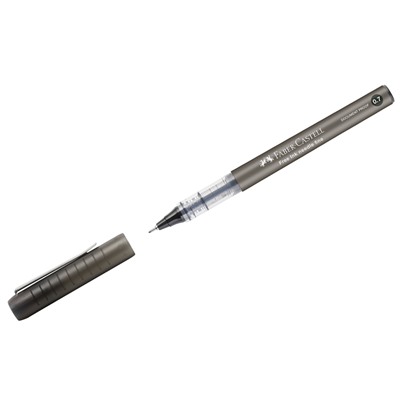 Ручка-роллер Faber-Castell "Free Ink Needle" черная 0,7мм одноразовая 348299/12/Япония