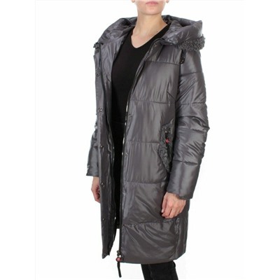 21-982 DARK GREY Куртка зимняя женская AIKESDFRS (200 гр. холлофайбера) размер 56
