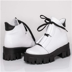 Женские кожаные ботинки V.Arimany V1335 Белый: Под заказ