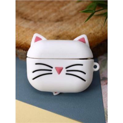 Чехол для AirPods Pro "Cat whiskers", white