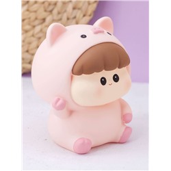 Копилка "Baby piggy", pink (16,5 см), пластик