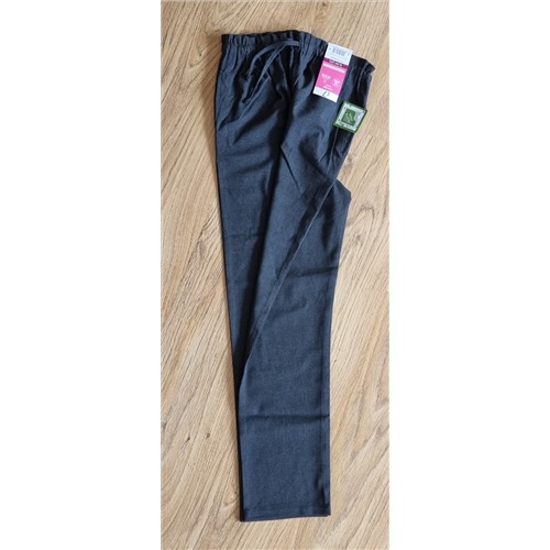 Girls Grey Pull On School Trousers  £7