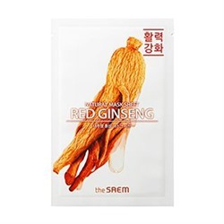 СМ Маска тканевая N с экстрактом женьшеня Natural REd Ginseng Mask Sheet 21мл