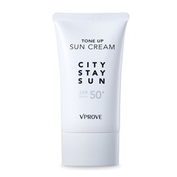 VPROVE City Stay Tone up Осветляющий солнцезащитный крем SPF50+ PA+++