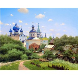 Картина по номерам 40х50 - Православный собор (худ. Милюков А.)