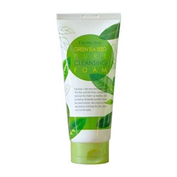 Пенка для умывания с экстрактом зеленого чая Green Tea Seed Pure Cleansing Foam, FARMSTAY   180 мл