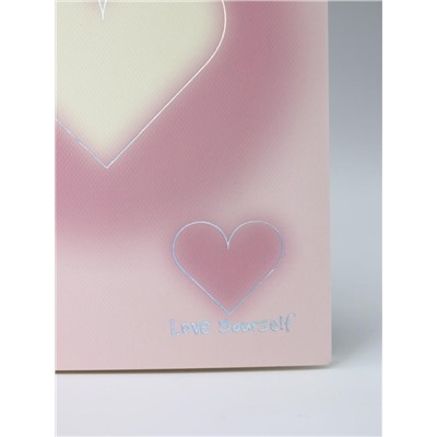 Скетчбук (B5) "Love hearts", orange (18*25) 30 л. 130 г/м