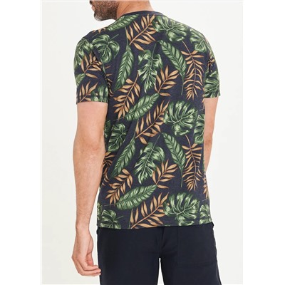 Morley Leaf Print T-Shirt