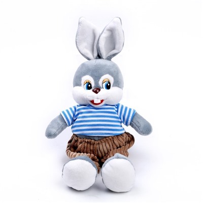 Мягкая игрушка «Кролик в шортиках», 16 см