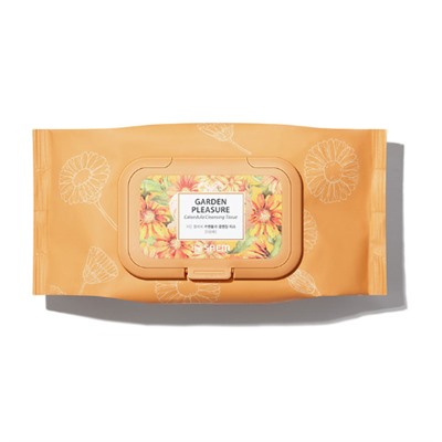 The Saem Garden Pleasure Calendula Очищающие салфетки с экстрактом календулы (100 шт)