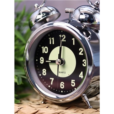 Часы-будильник «ChronoRise», silver
