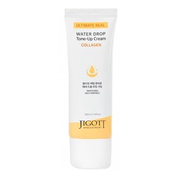 Тонизирующий крем для лица с коллагеном, Ultimate Real Collagen Water Drop Tone Up Cream, Jigott, 50 мл