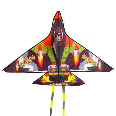 Воздушный змей «Истребитель», цвета МИКС