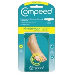 Compeed Huhneraugen Pflaster plus (6 шт.) Компид Пластырь 6 шт.