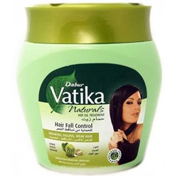 Dabur Vatika Naturals Hair Fall Control Garlic, Cactus, Coconut 500g / Маска Контроль Выпадения для Волос  Чеснок, Кактус, Кокос 500г