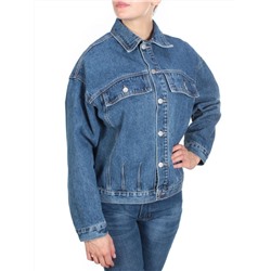 839 BLUE Куртка джинсовая женская (100% хлопок) размер XS - 44 российский