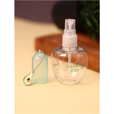 Дорожная бутылочка "Good day avocado", green (70 ml)