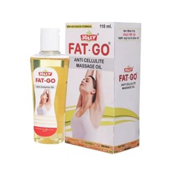 Фэт Гоу: антицеллюлитное массажное масло (110 мл), Fat Go Anti Cellulite Massage Oil, произв. Jolly