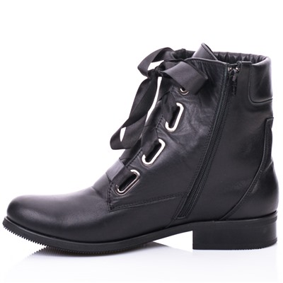 Женские кожаные ботинки Tacchi Grande TG3158 Черный: Под заказ