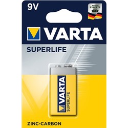 Батарейка Varta Superlife 9V солевая