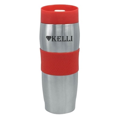 Термокружка KELLI KL-0942 нерж Красный 0,4л (24)