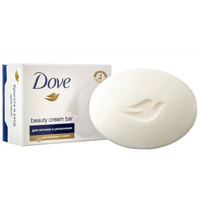 Dove крем-мыло белое " Красота и Уход " 135 г