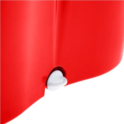 Набор для пола "Торнадо" ведро пластмассовое, рабочий объем 6л, 45х25,5х21см, без педали, с центрифугой из пластика, на колесиках; раздвижная рукоятка нерж. 72-101см д2,4см; насадка микрофибра д15,5см - 2 штуки; цвет красный, в цветной коробке (Китай