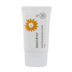 Innisfree daily UV protection Ежедневный солнцезащитный крем с мягкой защитой SPF35 PA+++